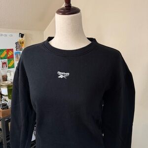 Reebok Women's Classic Black Crewneck Sweatshirt